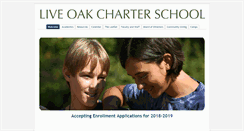 Desktop Screenshot of liveoakcharter.org