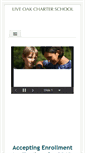 Mobile Screenshot of liveoakcharter.org